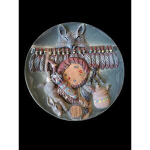 Native American Indian Collector's Plate Cornerstone Creations, Vintage 2000